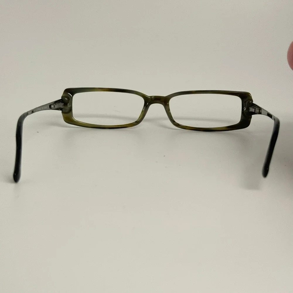 Vogue VO 2334 1225 Tortoise Rectangular Eyeglass Frames Italy 50-16-130 Gunmetal